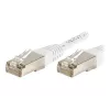 EXERTIS CONNECT Cat.6 S/FTP patchkabel, PiMF, wit, 0,15 m 856815