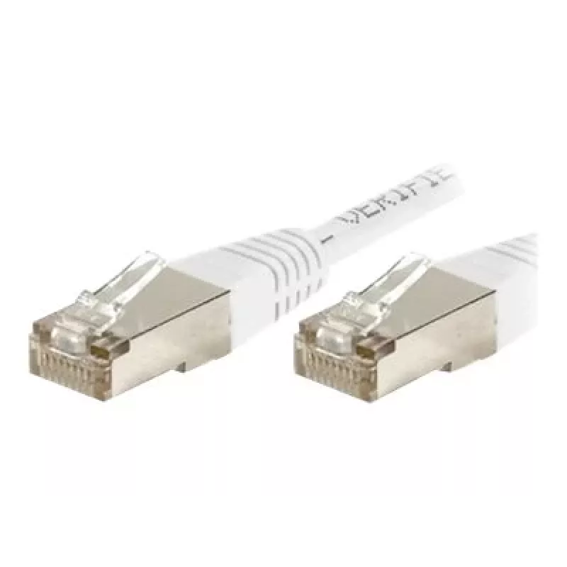 EXERTIS CONNECT Cat.6 S/FTP patchkabel, PiMF, wit, 0,15 m 856815
