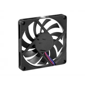 Exertis Connect 80 mm behuizingsventilator - glijlager, 3-pin, zwart 910191