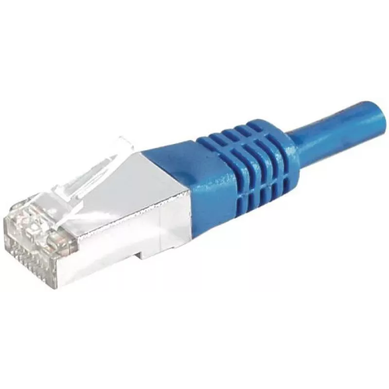 EXERTIS CONNECT Cat.6A S/FTP patchkabel, 7,5 m, blauw 858321