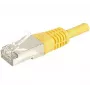 EXERTIS CONNECT 859560 Cat.6a F/UTP patchkabel, 0,15 m, geel, 10 Gbps, slanke connectormantel