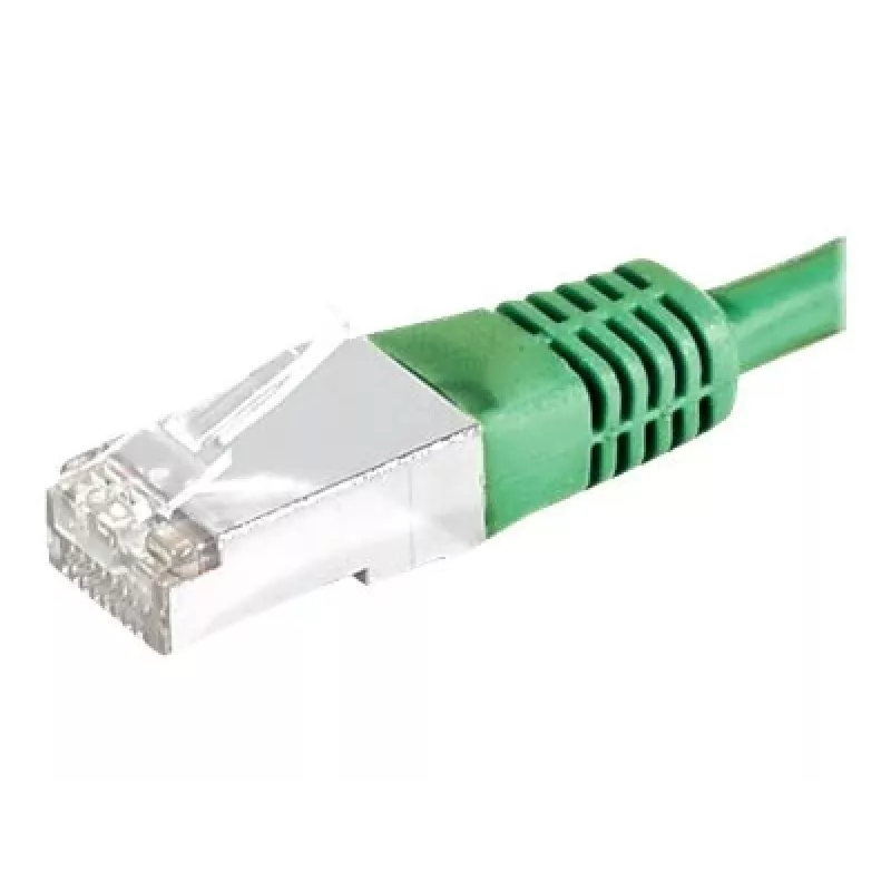 EXERTIS CONNECT Cat.6A S/FTP patchkabel, 0,5 m, groen 858345