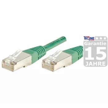EXERTIS CONNECT S/FTP (PIMF) CAT.6A Class EA patchkabel, groen, 25,0 m, Slim Snagless Boot 858355