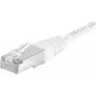 EXERTIS CONNECT 859579 Cat.6a F/UTP patchkabel, 1,5 m, wit, 10 Gbps, slanke connectormantel