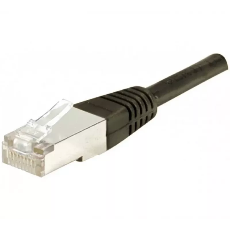 EXERTIS CONNECT Cat.6 S/FTP patchkabel, 1,5 m, zwart 856861