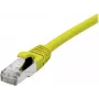 EXERTIS CONNECT S/FTP Cat 6A patchkabel, geel, 0,15 m, Slim Snagless Boot 858417