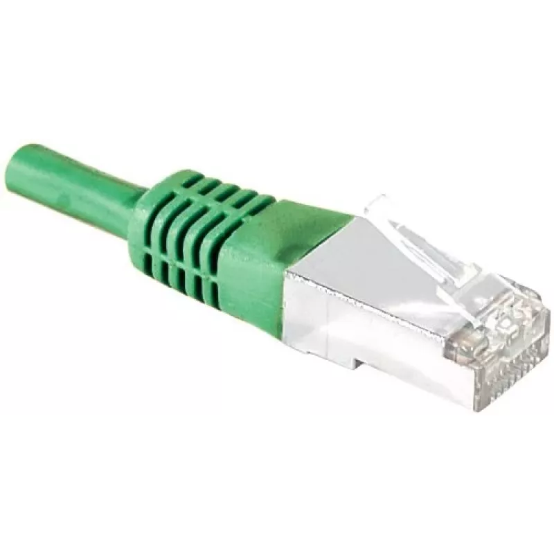 EXERTIS CONNECT Cat.6 S/FTP PiMF patchkabel, RJ45, groen, 3 m 856875