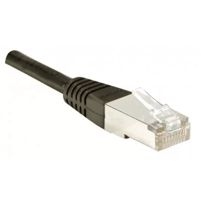 EXERTIS CONNECT Cat.6 S/FTP patchkabel, PiMF, zwart, 3 m 856879