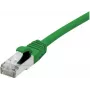 EXERTIS CONNECT Cat 6A S/FTP patchkabel, 1,5 m, groen, Slim Snagless 858437