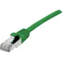 EXERTIS CONNECT 858438 Cat 6A S/FTP patchkabel, 2 m, groen, slanke connectormantel