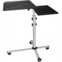 EXERTIS CONNECT Mobiele multifunctionele tafel op wielen, 1000 x 500 mm, zwart (965033)