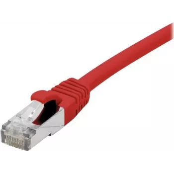 EXERTIS CONNECT Cat 6A S/FTP patchkabel, rood, 0,5 m, slim snagless boot 858467