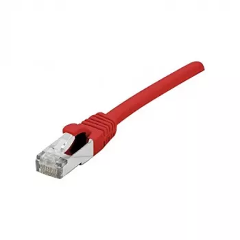 EXERTIS CONNECT Cat 6A S/FTP patchkabel, rood, 0,5 m, slim snagless boot 858467