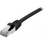 EXERTIS CONNECT Cat6a SFTP patchkabel RJ45 10m LSZH zwart 858490