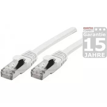 EXERTIS CONNECT Cat 6A S/FTP patchkabel, 1,5 m, wit 858501
