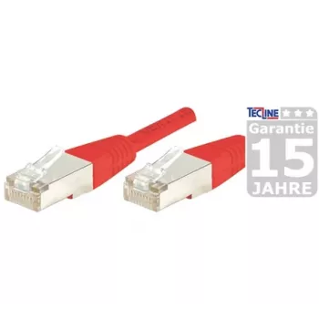 EXERTIS CONNECT Cat6a S/FTP patchkabel, rood, 1m 858302