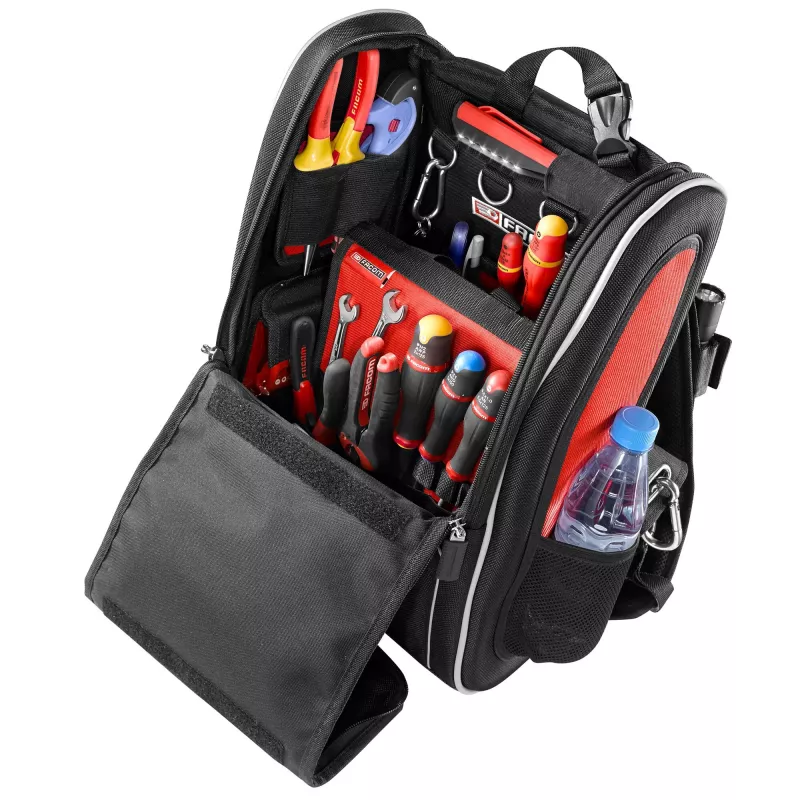 Facom BS.MCBPB gereedschapsrugzak 20 L zwart/rood onbevoorraad