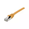 EXERTIS CONNECT Cat 6A S/FTP patchkabel, 1,0 m, oranje, slim strain relief 858532