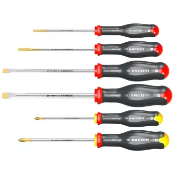 Facom PROTWIST 6-delige platte en kruiskopschroevendraaier-set ATP.J6PB