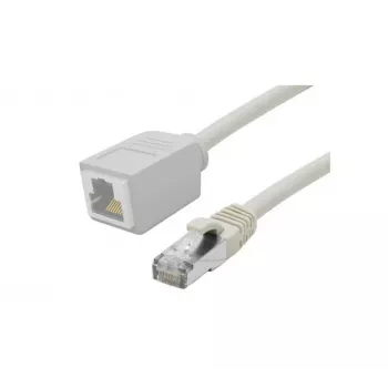 Exertis Connect Cat. 6A S/FTP patchkabel-verlenging, halogeenvrij, grijs, 5,0 m 858753