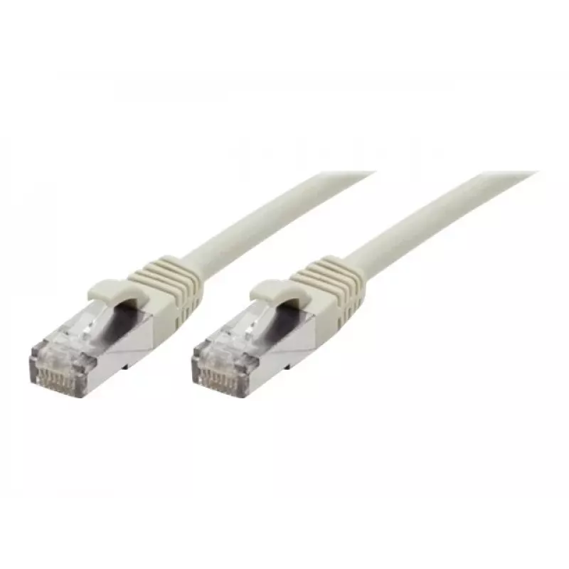 Exertis Connect CAT 6a S/FTP patchkabel, RJ45 naar RJ45, 10 m, grijs 858410