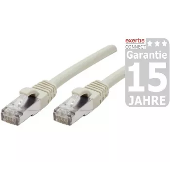 Exertis Connect 858413 Cat6a S/FTP netwerkkabel, 25 m, grijs