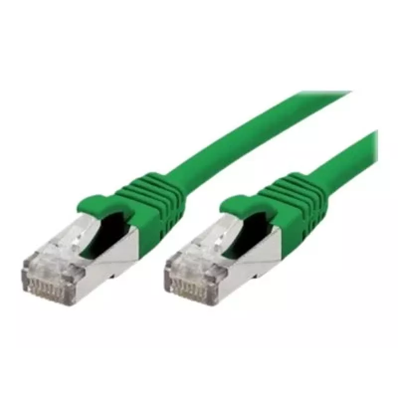 EXERTIS CONNECT Cat 6A S/FTP patchkabel, 3,0 m, groen, slim snagless boot 858439