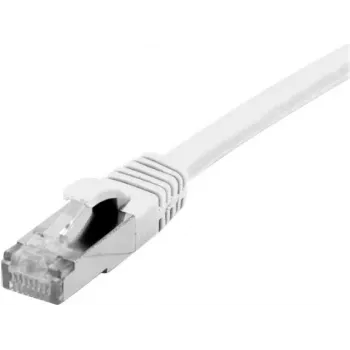 EXERTIS CONNECT Cat 6A S/FTP patchkabel, wit, 0,3 m, slim snagless boot 858498