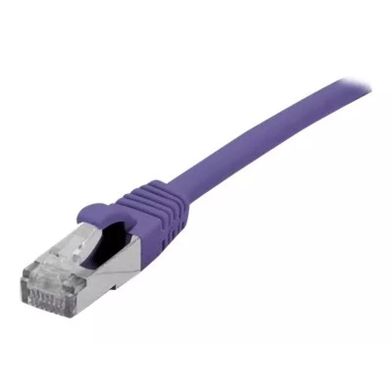 EXERTIS CONNECT Cat 6A S/FTP patchkabel, violet, 5 m 858520