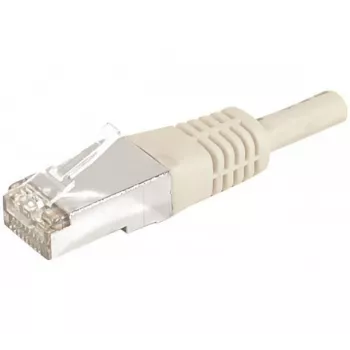 EXERTIS CONNECT 859500 Cat.6a F/UTP patchkabel, 0,15 m, grijs, 10 Gbps, slanke connectormantel