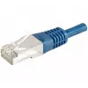 EXERTIS CONNECT Cat.6a F/UTP patchkabel, 0,5 m, blauw, 10 Gbps 859517