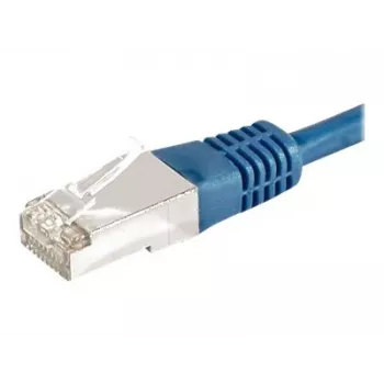 EXERTIS CONNECT Cat.6a F/UTP patchkabel, 1m, blauw, 10 Gbps 859518