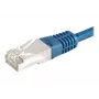 EXERTIS CONNECT Cat.6a F/UTP patchkabel, 1m, blauw, 10 Gbps 859518