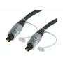 EXERTIS CONNECT professionele digitale optische audiokabel, Toslink stekker naar Toslink stekker, 2,0 m, zwart 987998