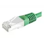 EXERTIS CONNECT F/UTP CAT.6a patchkabel, groen, 20m, 10Gbps, slim snagless boot 859556