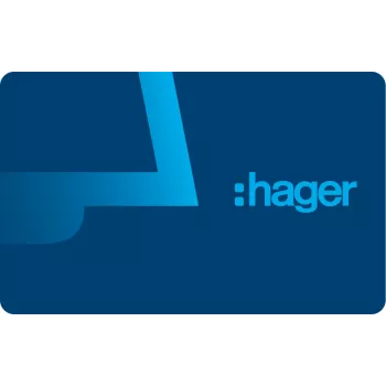 Hager RTH303X transpondercard voor ODT 2.0 video touch display buitenpost