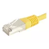 EXERTIS CONNECT Cat.6a F/UTP patchkabel, geel, 0,5 m, 10 Gbps 859562