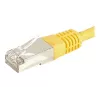 EXERTIS CONNECT Cat.6a F/UTP patchkabel, RJ45, geel, 1,5 m, 10 Gbps 859564