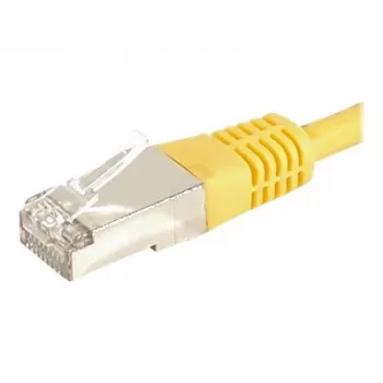 EXERTIS CONNECT Cat.6a F/UTP patchkabel, RJ45, geel, 1,5 m, 10 Gbps 859564