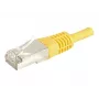 EXERTIS CONNECT Cat.6a F/UTP patchkabel, 7,5 m, geel, 10 Gbps, Slim Bend Protection 859568