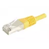 EXERTIS CONNECT Cat.6a F/UTP patchkabel, 7,5 m, geel, 10 Gbps, Slim Bend Protection 859568