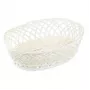 KESPER rechthoekige opbergmand wit 31x23,5x8,5 cm