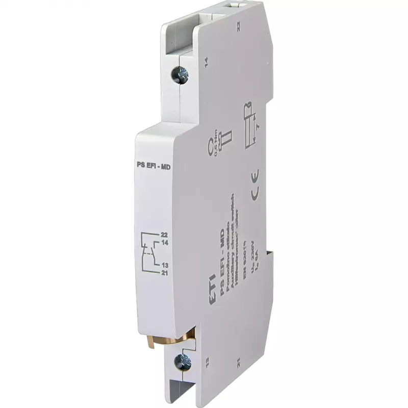 ETI 002069001 hulpschakelaar PS EFI-MD, 1 NO + 1 NC, 230 V AC, 6 A, 50/60 Hz