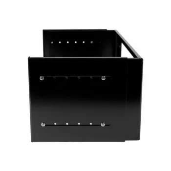 Exertis Connect 4U uitbreidbare wandmontage-racksteun, 19 inch, zwart, 250-400mm diepte, 20kg draaglast 907716