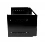 Exertis Connect 4U uitbreidbare wandmontage-racksteun, 19 inch, zwart, 250-400mm diepte, 20kg draaglast 907716