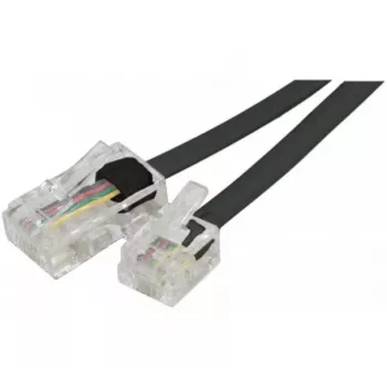EXERTIS CONNECT telefoonkabel, zwart, 5,0 m (EXC911737)
