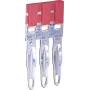 ETI ESC-PTP4/03/R dwarsverbindings-steekbrug, 3-polig, rood, voor ESC-CBC.4 & ESC-CBC.4B rijgklemmen 003903029