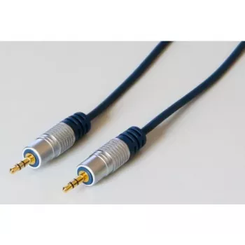 EXERTIS CONNECT Professional Slimline audiokabel, 3,5 mm stereo-jack stekker naar stekker, 5,0 m, zwart 987995