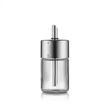 WMF Basic suikerstrooier 200 ml, Cromargan® RVS en glas, zilver/transparant