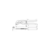 Automatische waterpomptang 240 mm Hypo Unior